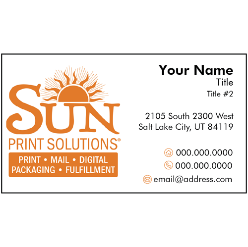 Show details for Sample Business Card - Custom Product